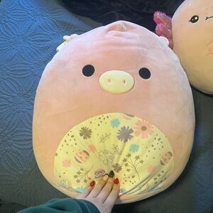 Squishmallows Pink Plush Bear